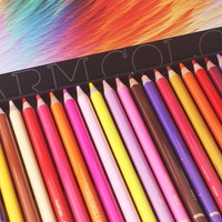 LISI Jeu de crayons de couleur Vibrant pour adultes 24/36/48/72/120 Pack Oil-Based 3.8mm Soft Core Tin Box for Blending
