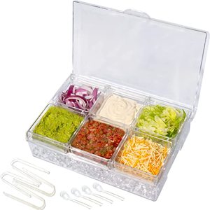 Home <strong>Bar</strong> Restaurant Cooled <strong>Bar</strong> Tray Ice Chilled Fruit <strong>Condiment</strong> Server <strong>Caddy</strong> - Product Image 2