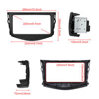 Radio mobil Din ganda 7 "Android, dengan GPS Carplay & WiFi untuk DVD Player untuk Toyota RAV4 2006-2012