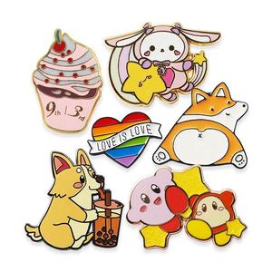 Fabricant de badges en plaqué or, épingles en émail mignonnes personnalisées, emblème en métal, logo personnalisé, épinglettes en émail pour costumes d'hommes, vente en gros - Product Image 4