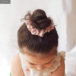 Venta al por mayor 2026 Nuevas y modernas scrunchies de satén liso de 13 cm, banda elástica grande para el cabello, accesorios para coletas de mujer - Product Image 6