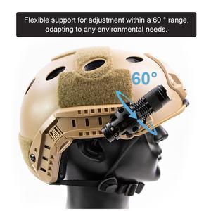 <b>Mini</b> <b>LED</b> Tactical Flashlight Helmet Mounted <b>Light</b> Compatible Fast MICH 2000 Wendy Age-Appropriate Children's Riding Composites - Product Image 4