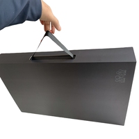 Boîtes magnétiques rigides de luxe à prix d'usine avec logo personnalisé et lamination mate en mousse pour l'emballage de raquettes de pickleball