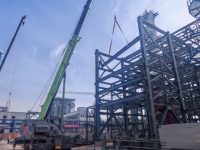 Edificio de Estructura de Acero a Medida, Anticorrosión y a Prueba de Explosiones, para Proyecto EPC de Planta Química de Nuevas Energías