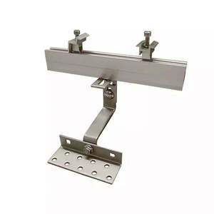 Crochet de support réglable en acier inoxydable sur le toit en tuiles Installation facile Réduire le matériel lâche Crochet de montage de toit solaire - Product Image 1