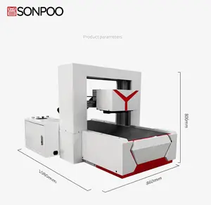 Macchina digitale di elaborazione su ordinazione di LOGO del modello della scatola d'imballaggio esterna del cartone ondulato del grado industriale automatico della macchina da stampa