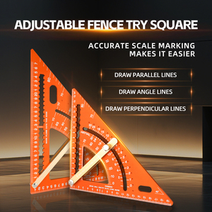 Outil de mesure et de marquage <span class=keywords><strong>d</strong></span>'<span class=keywords><strong>angle</strong></span> avec règle <span class=keywords><strong>d</strong></span>'<span class=keywords><strong>angle</strong></span> réglable de précision - Product Image 1