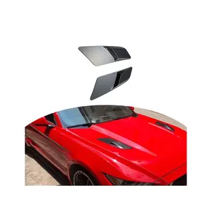 Carbon Fiber Motorkap Cover Vents Car Auto Exterieurs Trims Fit Voor Ford Mustang 2010-2018