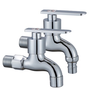 Hiện đại Kẽm hợp kim Brass cơ thể treo tường máy giặt lưu vực vòi DN15 - Product Image 3