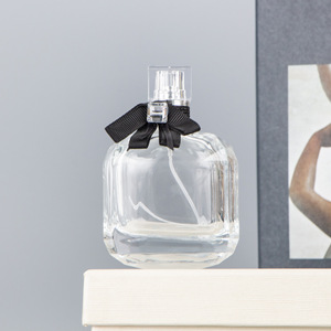 Nouvelles idées de cadeaux Nœuds de ruban personnalisés pour la décoration de bouteilles de parfum Ruban élastique élégant en gaze de neige Fournitures d'emballage cadeau - Product Image 1