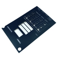 China Factory Price MBR Brand DIY Keypad Keyboard Instrument Cluster Faceplates Membrane Switch Keypad Graphic Overlay for