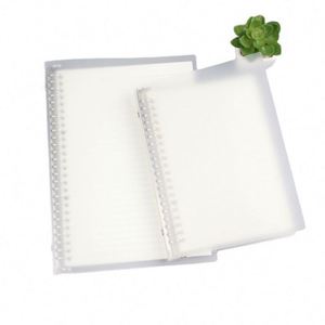 OEM Custom Loose-Leaf Waterproof Clear PVC/PP Frosted Cover Reusable Spiral Binding <b>Notebook</b> for Organizer <b>Planner</b> - Product Image 3