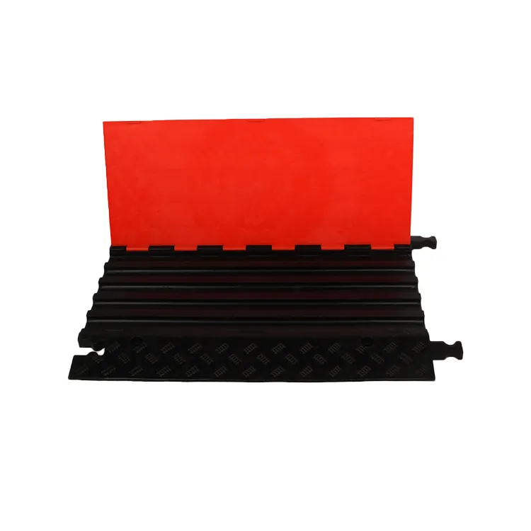 New Design Heavy Duty Modular Driveway Speed Bump Channel Cable Protector Floor Cord Channel