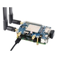 Topi modul komunikasi 4G Multi-Band GNSS LTE Cat-6 untuk Raspberry Pi 4B 3B + CM4 modul IoT antena ganda