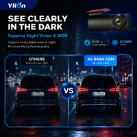 Caméra embarquée intelligente 4K GPS avec capteur G, connexion Wi-Fi, enregistreur de conduite
