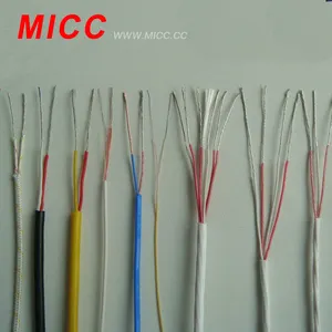 MICC Stranded RTD Extension Wire 4 Cores Stranded Wire Thermocouple Wire PT100-PFA/PFA-4*7/0.2