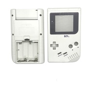 Coque de console de jeu classique en plastique avec boutons et plaquettes conductrices pour Gameboy GB