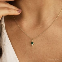 Colliers tendance en cuivre plaqué or véritable 18 carats avec pendentif nœud cœur en bambou et zircone cubique, bijoux pour femmes sportives, Saint-Valentin