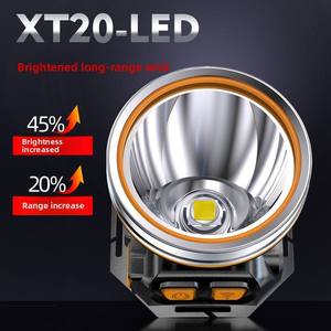 Lampe frontale <span class=keywords><strong>LED</strong></span> XPG à grande puissance, lumière forte, <span class=keywords><strong>longue</strong></span> portée, 1500 lumens, <span class=keywords><strong>travail</strong></span> en extérieur, camping, pêche, lampe frontale à induction - Product Image 4