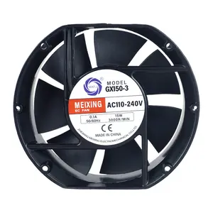 Gx150-3 110-240vac Work Ac 2900rpm 6inch 172x150x51mm Aluminum Shell High Speed Axial Flow Fans Ac Exhaust Cooling Fan