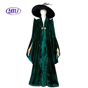 Femme Sorcière Cosplay Costume Sorcière Sorcière Manteau Manteau Minerva <span class=keywords><strong>McGonagall</strong></span> Cape - Product Image 5