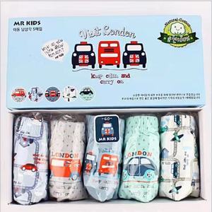 Ropa Interior para Niños Estilo Coreano, Nuevo Diseño 2022, Calzoncillos Tipo Bóxer 100% Algodón, Ropa Interior para Adolescentes con Dibujos Animados - Product Image 4