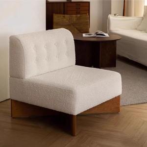As Is Well Known Single Fabric <b>Sofa</b> Chair Tufted Design For Living Room And Small Apartment - Product Image 1