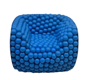 Fauteuil moderne de designer Ball Ball, nouveau fauteuil bleu, personnalité artistique, détente, fauteuil individuel - Product Image 3