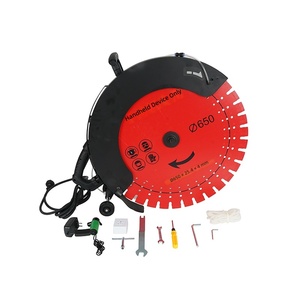 Sega Elettrica Portatile per Muri in Cemento con <span class=keywords><strong>Disco</strong></span> Diamantato da 650mm, Taglierina Manuale per Porte, Finestre e Scanalature Stradali - Product Image 4