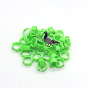 Anneau d'oiseau personnalisé à bas prix ouvert en plastique fendu Clip de pigeon 4.7mm norvégien 7mm bandes de jambe d'oiseau pour animaux de compagnie au Canada - Product Image 4