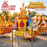 Fabricant fiable d'équipements de divertissement pour enfants, manège kangourou rotatif personnalisé, pour parcs d'attractions en plein air et fêtes foraines