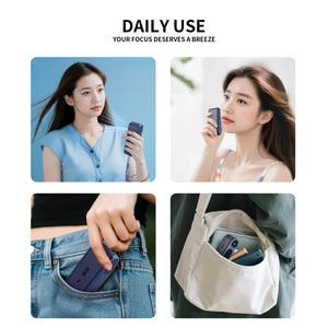 Nhà máy xách tay làm mát không khí nhỏ USB portatif cầm tay Petit người hâm mộ có thể sạc lại điện thông gió di động & Wearable người hâm mộ - Product Image 4