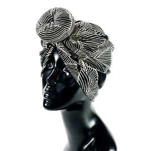 <span class=keywords><strong>Bonnet</strong></span> de <span class=keywords><strong>chimio</strong></span> pour femmes, foulard Turban, couvre-chef imprimé, chapeaux musulmans, Hijab, nœud croisé, chapeau Turban, HZM-22274, Offre Spéciale - Product Image 1