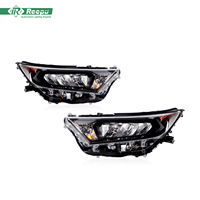Phare LED de haute qualité pour Toyota RAV4 2019-2021 Type US Faible Gamme Cadre Noir Pièce Auto Carrosserie Phare Avant