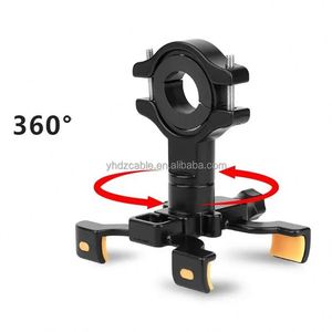 Four Claw <b>Bracket</b> Easy Installation Safe <b>Bracket</b> Outdoor Sports Aluminum Alloy Mobile Phone Holder Non-slip Grip Cozy Convenient - Product Image 6