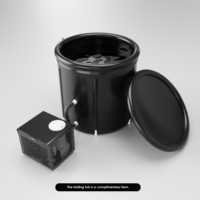 Mini-refroidisseur d'eau portable 0,8 CV avec baignoire pliable offerte pour bain froid et cryothérapie, livraison en 3 jours aux États-Unis