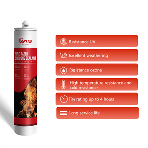 Kingwit tuyệt vời Ozone kháng 600ml màu đỏ chống cháy nhiệt độ cao lử<span class=keywords><strong>a</strong></span> đánh giá Silicone sealant - Product Image 2