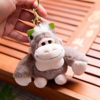 Peluche Gorille Mignonne de Simulation, Super Douce en Coton PP, Pendentif Porte-clés, Décoration pour Sac à Dos de Couple, Vente en Gros