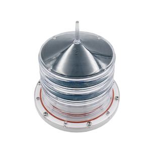 ضوء LED أبيض اللون للإشارة البحرية يعمل بالطاقة الشمسية - Product Image 1