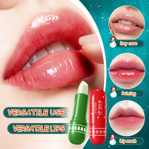 Caja de Regalo de Bálsamo Labial Navideño, Hidratante, Antiagrietamiento, Nutritivo, Líquido, Resistente al Agua, con Miel y Frutas, Tamaño Viaje, Marca Privada - Product Image 5