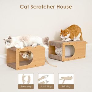 Rascador <span class=keywords><strong>para</strong></span> <span class=keywords><strong>Gatos</strong></span> <span class=keywords><strong>de</strong></span> Cartón, Rascador Interior <span class=keywords><strong>de</strong></span> Cartón Corrugado <span class=keywords><strong>para</strong></span> <span class=keywords><strong>Gatos</strong></span>, Casa <span class=keywords><strong>de</strong></span> Juegos <span class=keywords><strong>para</strong></span> <span class=keywords><strong>Gatos</strong></span> - Product Image 4