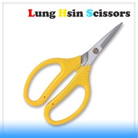Ciseaux laser multi-usages 7 pouces à prix de gros, lame en acier au carbone, bord lisse, manche en plastique, pour bricolage, broderie, jardinage