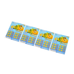 Fournisseur de cartes à gratter personnalisées pour billets de loterie à grand prix, impression numérique sur papier - Product Image 4