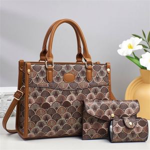 Fashionable Eco-Friendly Women's Handbag Purse Set Stylish 3pcs Tote Bags Durable Lightweight and Waterproof for Gifts - Product Image 2