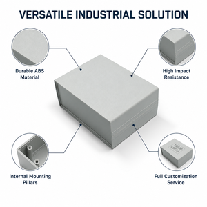 Caja de Plástico ABS para Proyectos OEM de Electrónica, Fabricada en China - Product Image 2