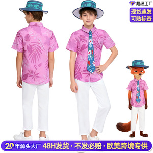 Disfraz de Nick Wilde de Zootopia para Niños, Conjunto de Primavera 2026 con Etiqueta y Etiquetas Adicionales - Product Image 4