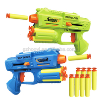 Mainan Pistol peluru lembut, mainan anak panah Blaster busa senapan plastik untuk anak-anak