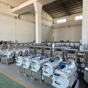 Coupe-légumes et fruits industriel multifonctionnel automatique, <span class=keywords><strong>mandoline</strong></span>, hachoir à chou, machine robuste 2600W, 220V 1 - Product Image 6