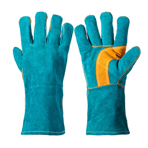 Guantes de Trabajo Industriales Resistentes al Calor, de Cuero Vacuno de Primera Calidad AB, Gruesos, con Palma Completa Reforzada - Product Image 5