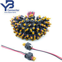 2112985-A Konektor TE MCON 2 Pin Betina Tertutup dengan Kabel Pigtail untuk Sensor VW Audi
